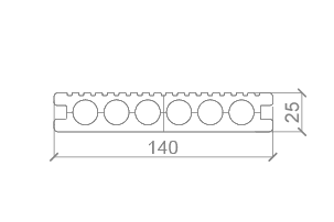 Jordsk WPC K140-25M